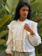 Ivory Heirloom Blouse