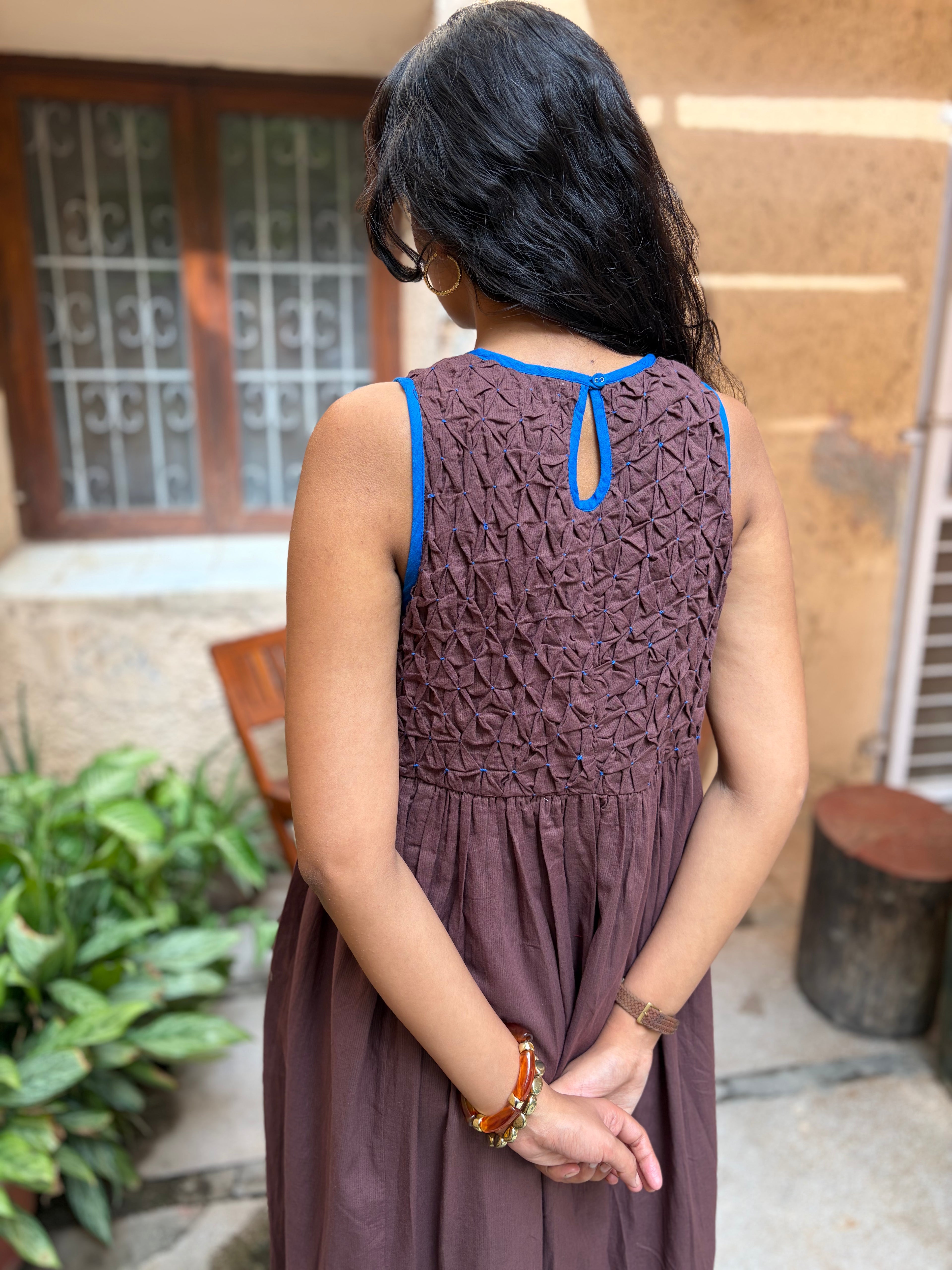 Indigo Truffle Dress