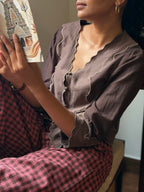 Chestnut Blouse
